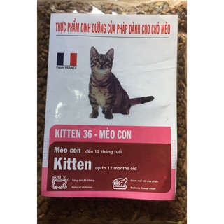 thức ăn cho mèo con kitten 36 gói chia 1kg