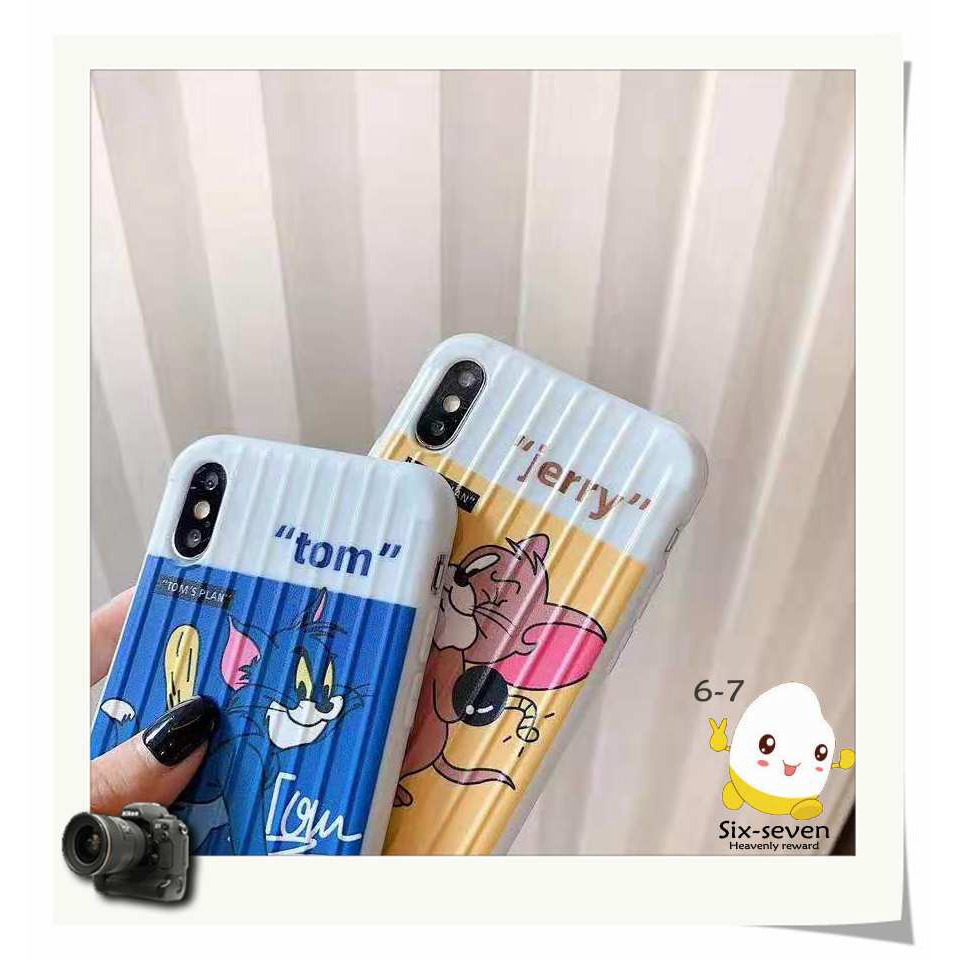 Ốp Điện Thoại Hình Tom Và Jerry Ngộ Nghĩnh Cho Iphone 11 Pro Max I 6 / 7 / 8 Plus | BigBuy360 - bigbuy360.vn