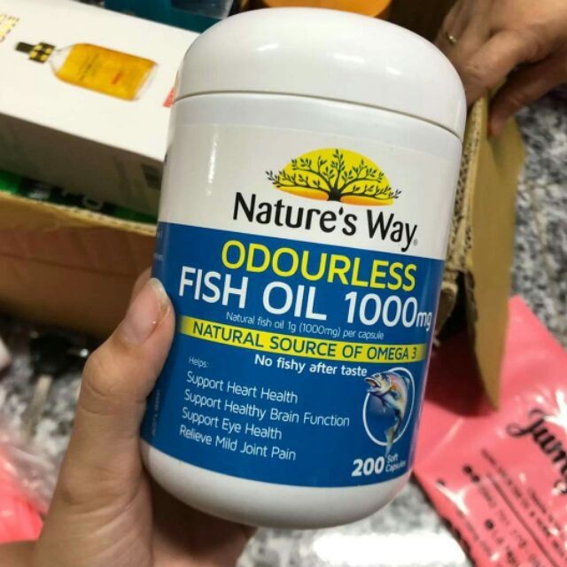 Dầu cá không mùi fish oil Nature's Way