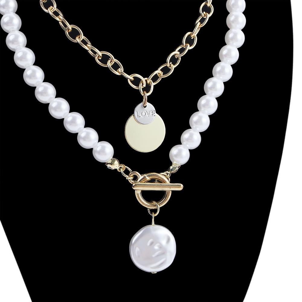 ANEMONE Vòng cổ Choker Hai Lớp Thời Trang Dành Cho Nữ