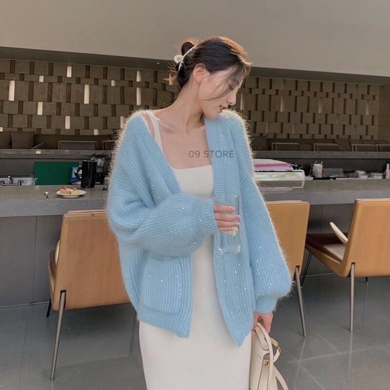 Cardigan thu đông, áo khoác len mùa đông phong cách Hàn Quốc | BigBuy360 - bigbuy360.vn