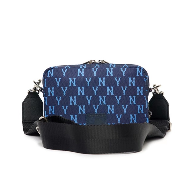 MLB Túi Đeo Chéo Dáng Vuông Nhỏ Thêu Họa Tiết Thời Trang Retro