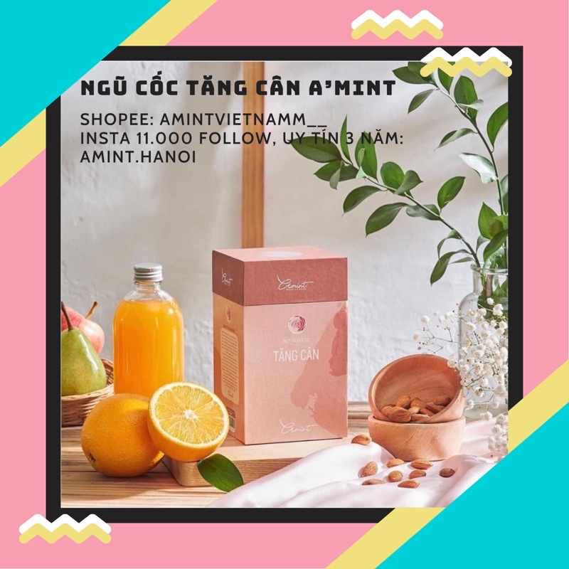 Bột ngũ cốc hỗ trợ Tăng cân A’mint