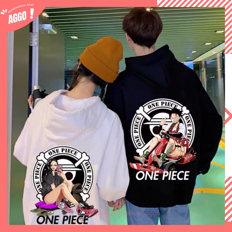 [ CÓ ẢNH THẬT] Áo Hoodie Nỉ Dài Tay One Piece ( Luffy, Zoro, Nami, Sanji, Robin) Mẫu Đẹp Cực Chất