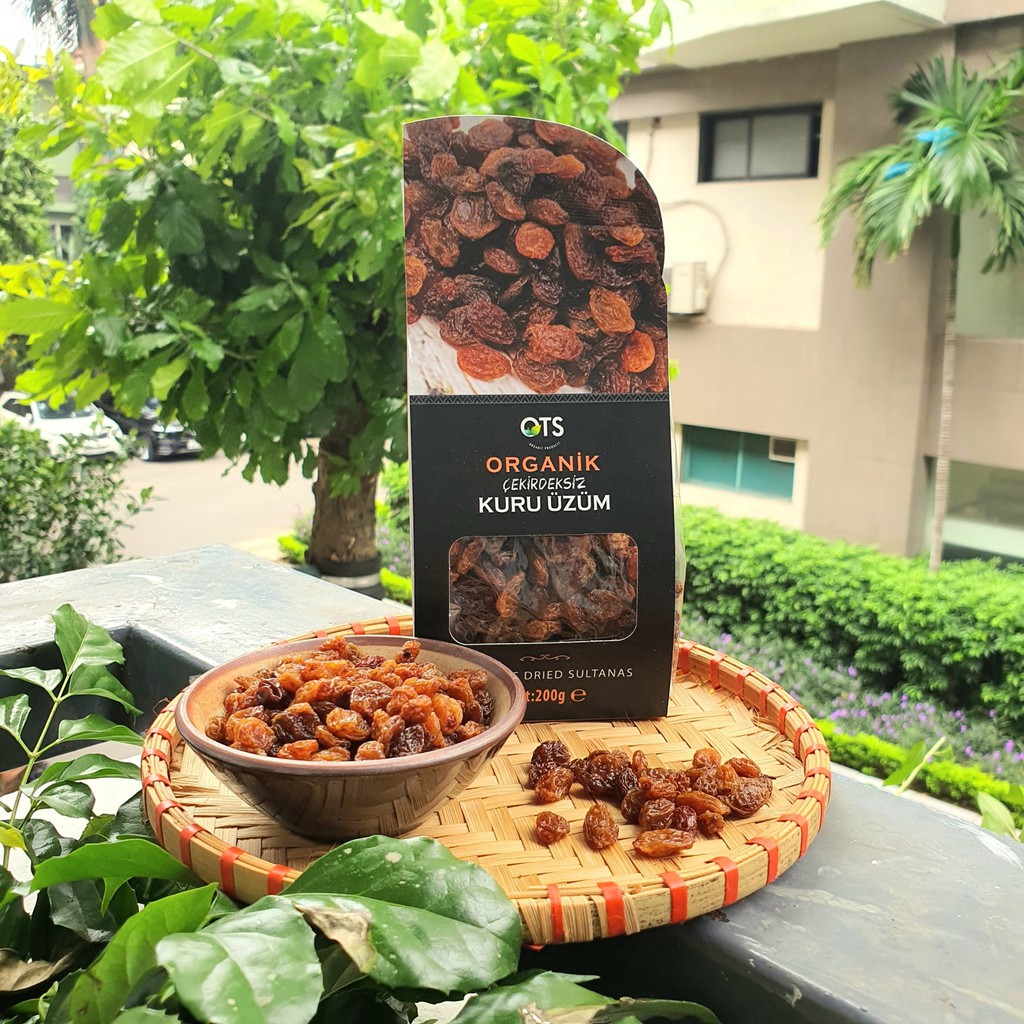 Nho khô hữu cơ Sultanas OTS Organik 200g