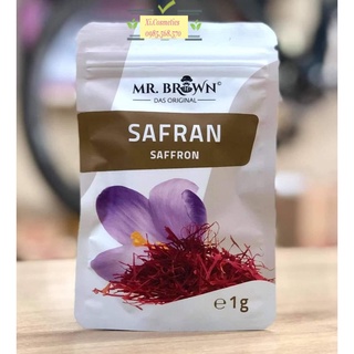 [ HÀNG ĐỨC ] Nhuỵ Hoa Nghệ Tây Mr.Brown Safran Saffron, 1g