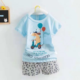 Đồ bộ hè cho bé trai bé gái, đồ bộ ngắn cotton thun lạnh mỏng mát nhiều kiểu dáng