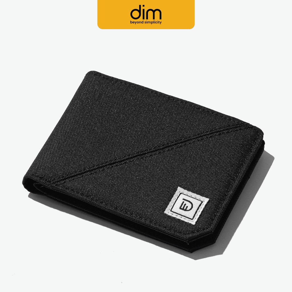 Ví Vải DIM Basic Wallet Unisex ( Đựng 6 - 10 Thẻ , Vải Polyester Canvas Chống Nước, Thiết Kế Tối Ưu Chứa Đựng) - Màu Đen