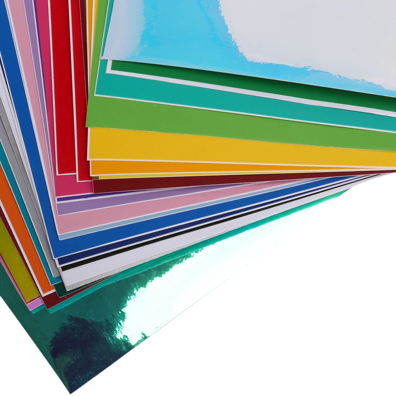 Bộ 25 Tấm Vinyl Dán Vĩnh Viễn + 5 Tấm Vinyl Holographic Cho Cricut, 12x 12inch