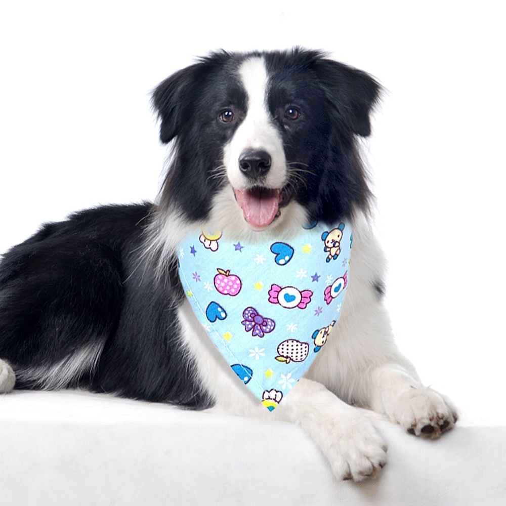 Pet Scarf / Pet Bandana (Designer Prints)  Adjustable Bandana Scarf Collar Neckerchief Triangle Collars