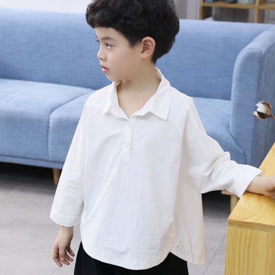 Bộ áo sơ mi tay dài và quần dài thời trang cho bé trai