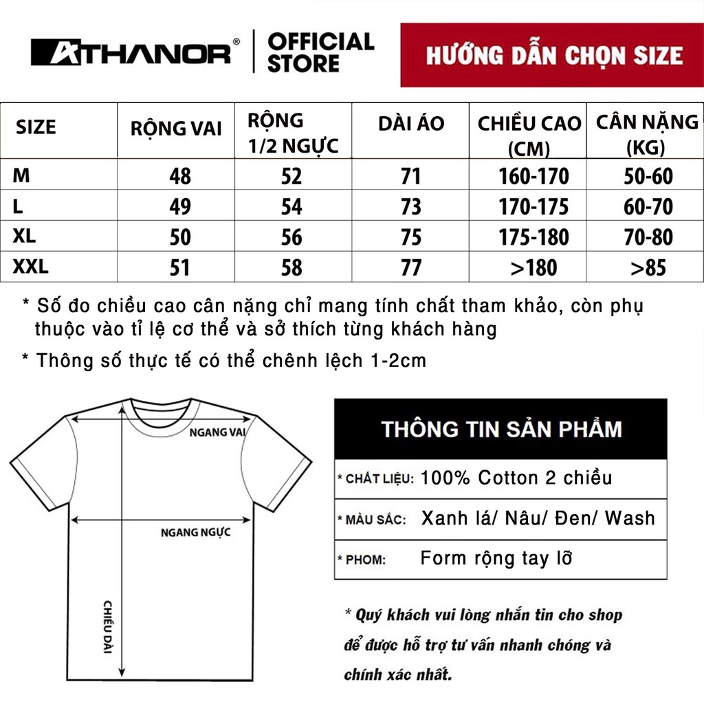 Áo wash xám ATHANOR 100% chất cotton form rộng tay lỡ hình thánh giá vàng