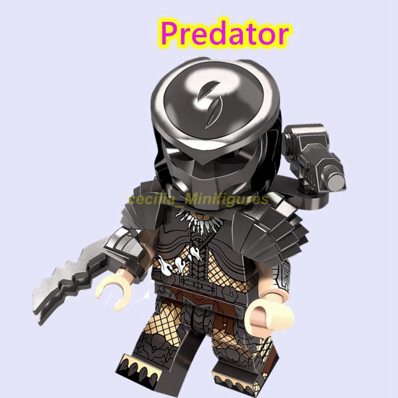 Bộ đồ chơi khối lắp rá́p Lego mô hình Alien vs. Predator Halloween tuyệt đẹp