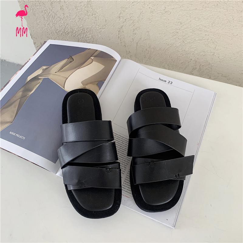 Dép Nữ Quai Chéo Thời Trang Hàn Quốc 2021 | BigBuy360 - bigbuy360.vn