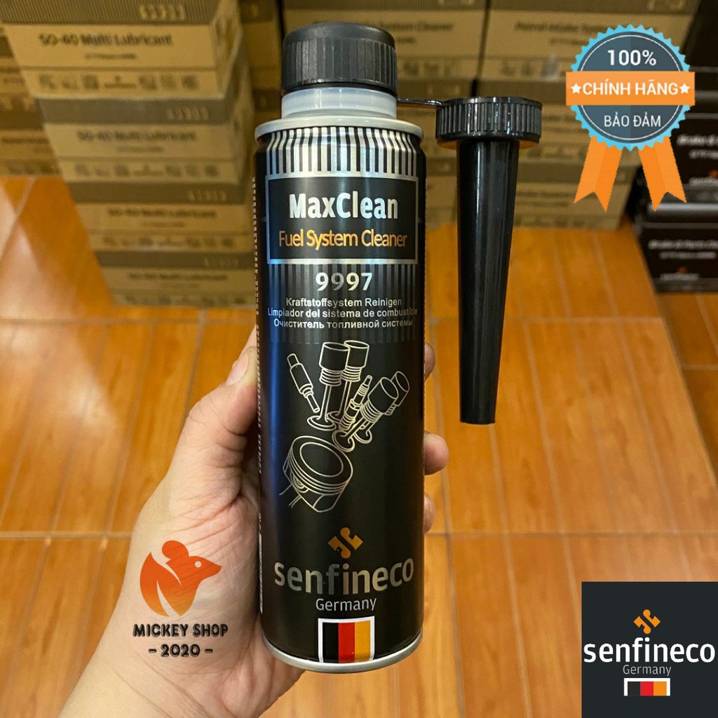 [ 100% GERMANY ] Chai Vệ Sinh Hệ Thống Xăng Senfineco 9997–300ML Max Cleaner Fuel System Cleaner, Hàng Đức Chính Hãng