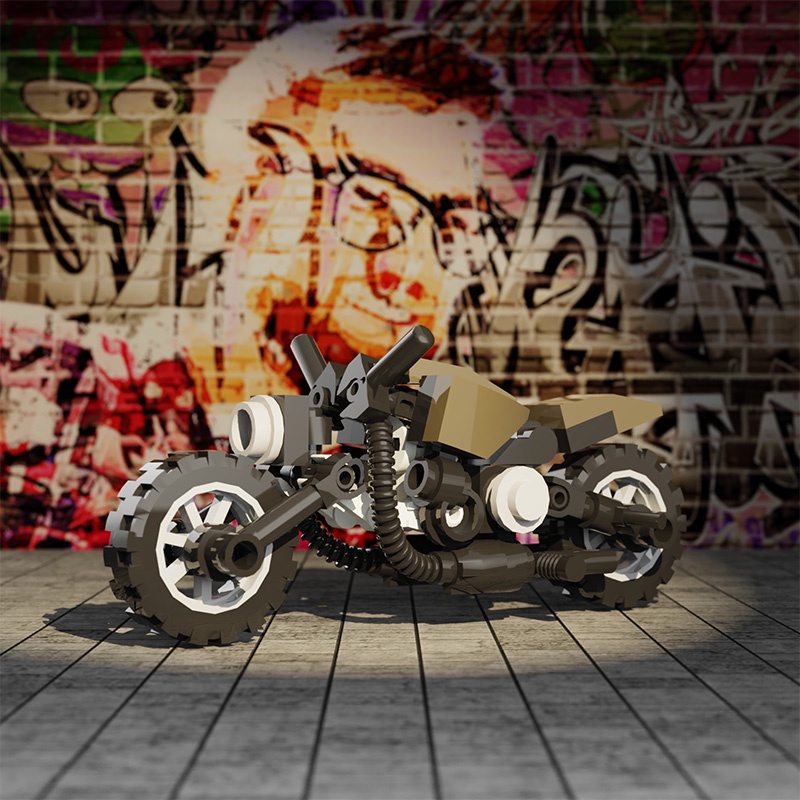 Bộ Đồ Chơi Lắp Ráp Mô Hình Xe Mô Tô Dành Cho Bé