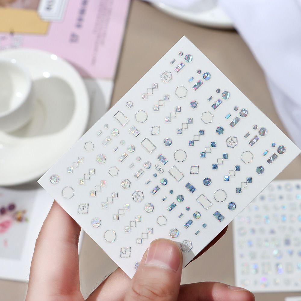 ROSE Miếng Dán Trang Trí Móng Tay 3D Thời Trang