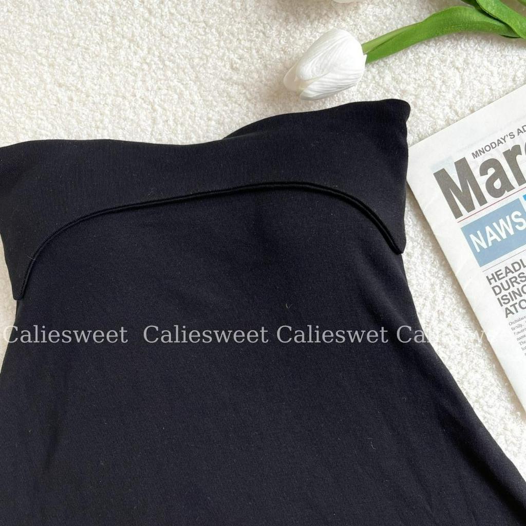 Áo quây ngực dáng dài Caliesweet  áo ống cúp ngực không dây ôm dáng sexy