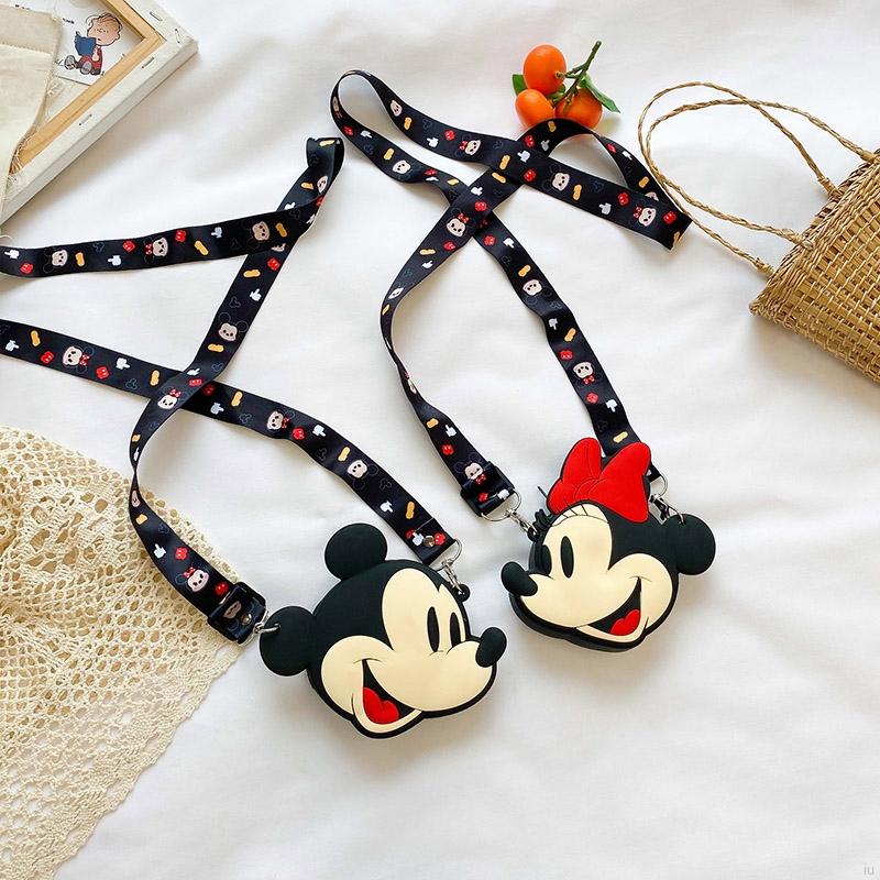 Túi Đeo Chéo Hình Chuột Mickey Đáng Yêu Cho Bé