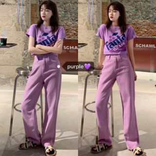Set thời trang màu tím
