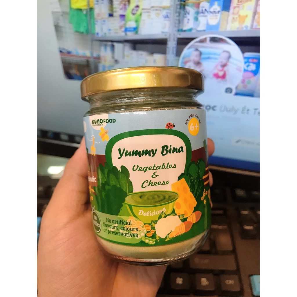 BỘT NÊM RAU CHO BÉ YUMMY BINA 100g