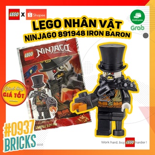 Lego nhân vật ninjago 891948 iron baron foil pack polybag 0937bricks