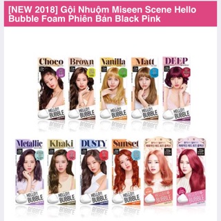 Dầu gội nhuộm tóc MISE EN SCENE Hello Bubble Foam Color