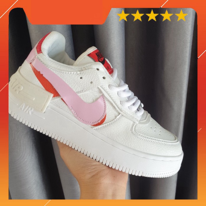 GIÀY THỂ THAO NỮ - NIKE AF1 MÀU TRẮNG HỒNG HÀNG ĐẸP MẪU HOT HIT  , FREESHIP TOÀN QUỐC ..