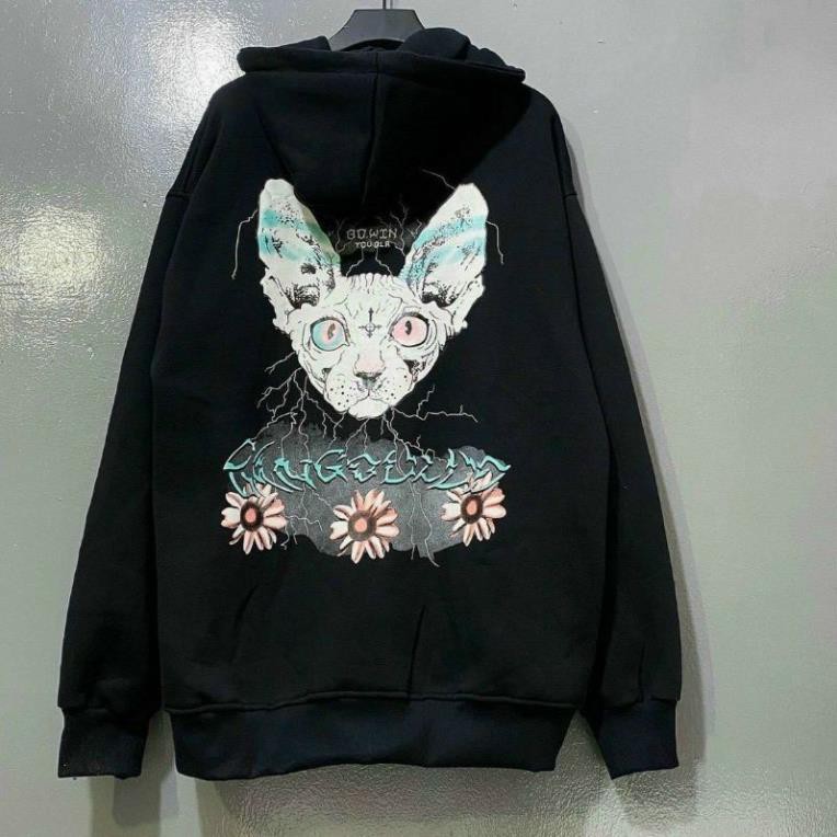 ÁO HOODIES NỈ CỰC XỊN VỚI ITEM MÈO HOÀNG THƯỢNG HOT HIT RẤT ĐƯỢC GIỚI TRẺ YÊU THÍCH SIÊU CUTE