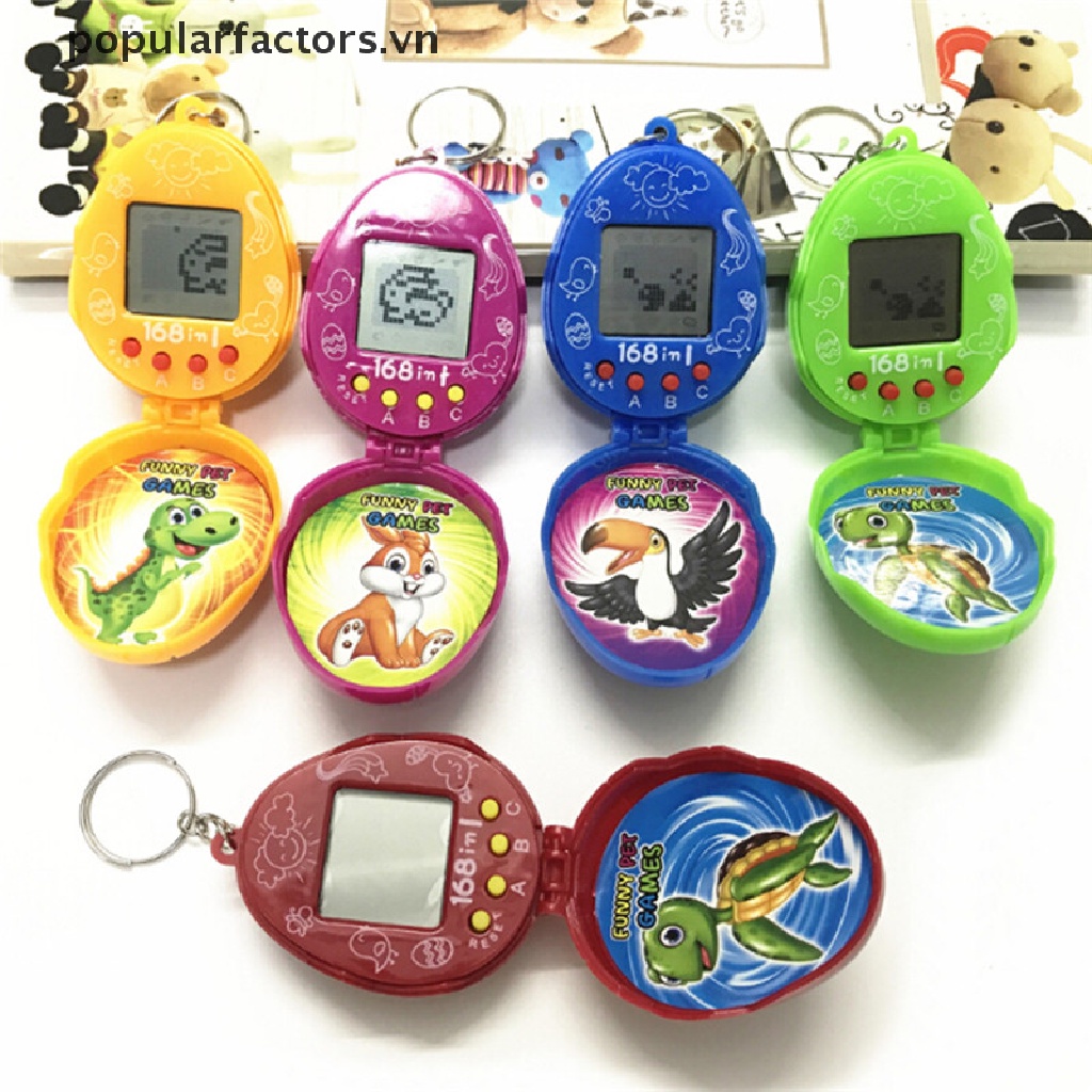 [Phổ Biến] Đồ Chơi Máy Nuôi Thú Ảo Tamagotchi Có Móc Khóa Nhỏ Gọn Ngẫu Nhiên