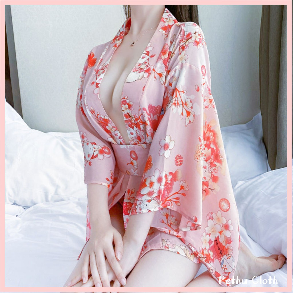（Q1，HCM）❤️ Trái Tim Thiếu Nữ ❤️ | kimono Đồ ngủ Sexy nhật bản ngủ Cosplay---Không socks---003 | BigBuy360 - bigbuy360.vn