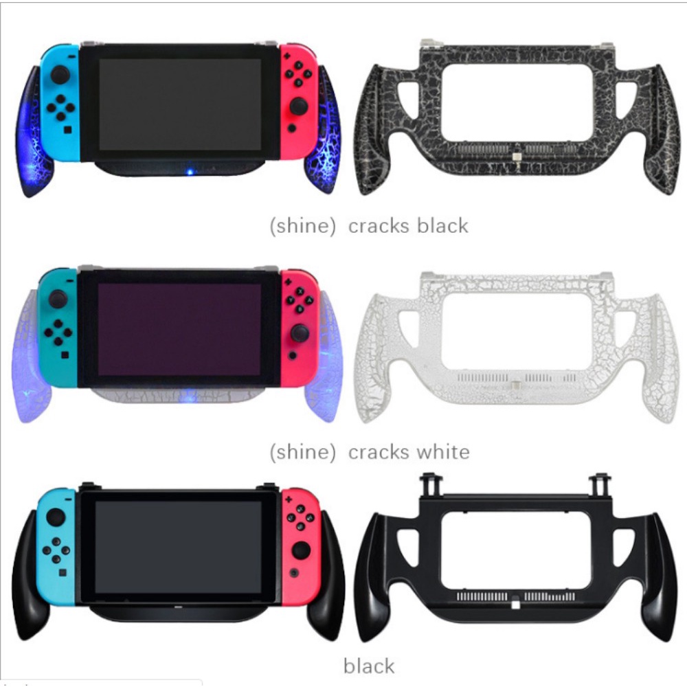 Tay Cầm Chơi Game Màu Xanh Dương Kèm Giá Đỡ Và Hộp Sạc Type C Cho Switch Pro | BigBuy360 - bigbuy360.vn