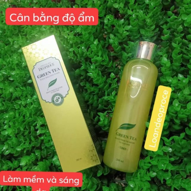 Nước hoa hồng chiết xuất rà xanh Deoproce 260ml