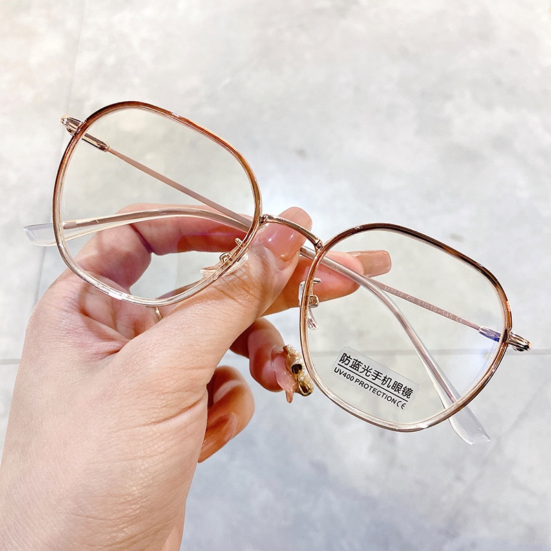Mắt Kính Gọng Tròn Trong Suốt Chống Ánh Sáng Xanh Thời Trang Cho Nam Và Nữjz2816 | BigBuy360 - bigbuy360.vn