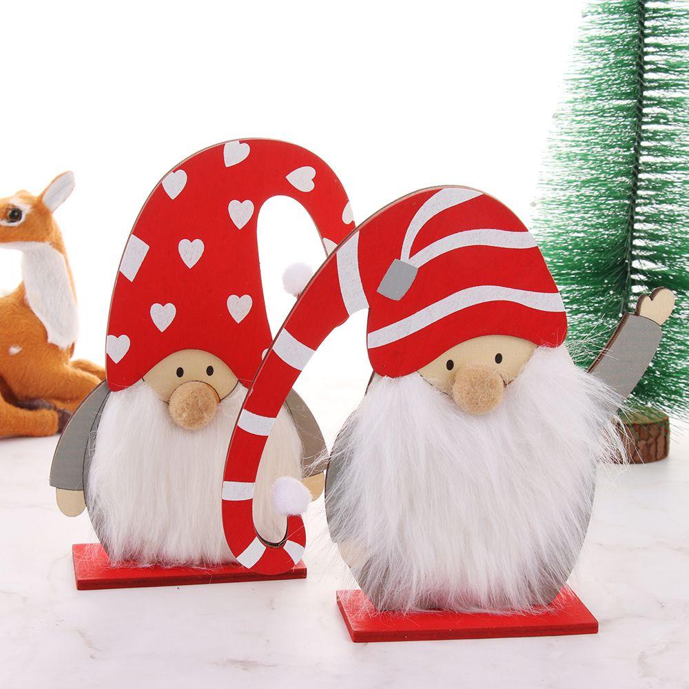 LONTIME Mũ Ông Già Noel Trang Trí Bàn Làm Việc