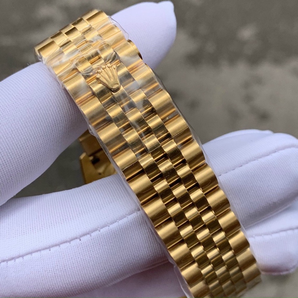 Đồng Hồ Nam RoLex Sapphire RA22 Mặt VÀNG Day-Date  Máy cơ Automatic Nhật Chống xước Tuyệt Đối