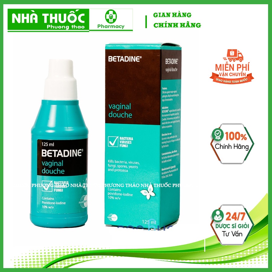 Dung dịch phụ nữ Betadine, phụ khoa