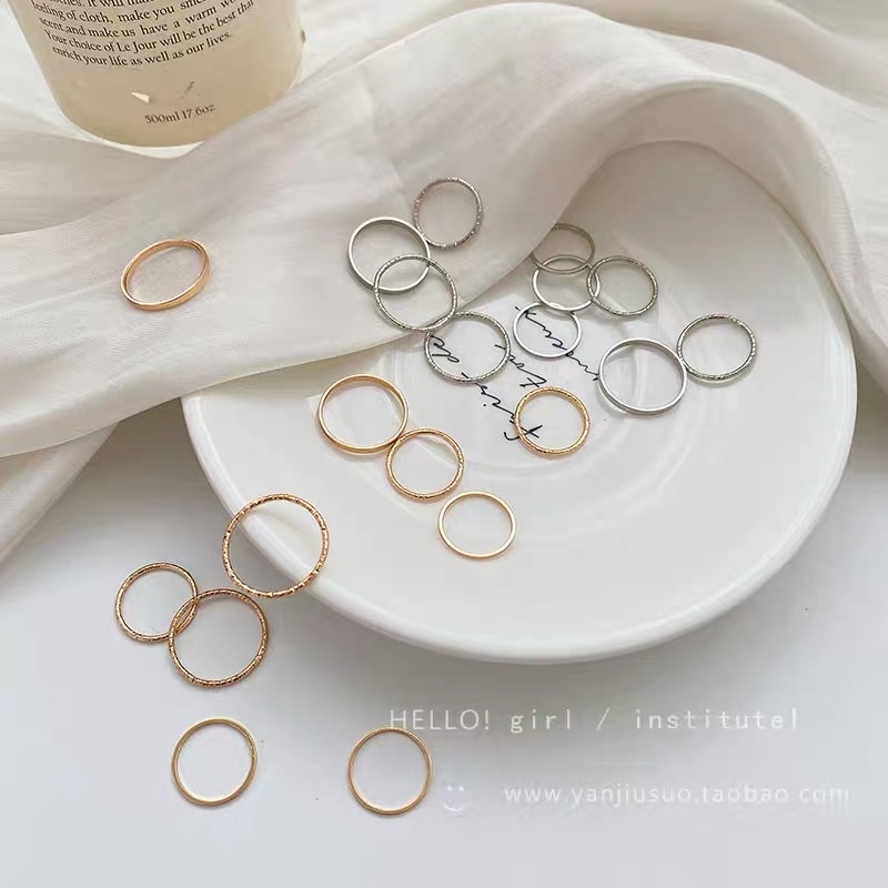 Set nhẫn 10 chiếc