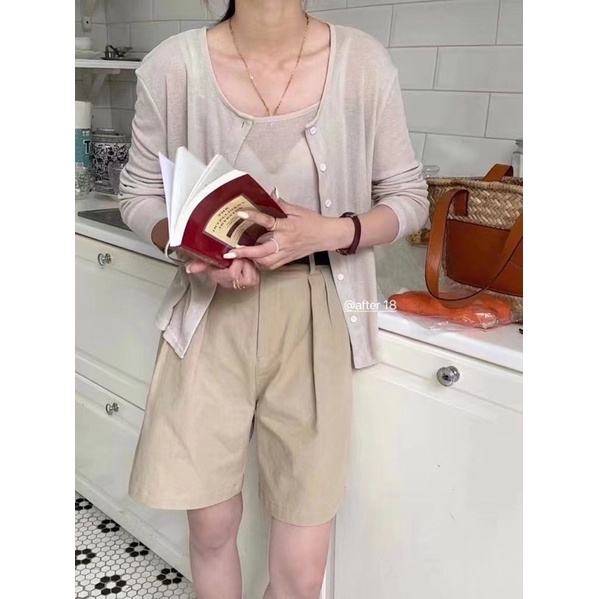 Set áo khoác mỏng kèm 2 dây