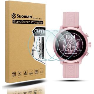 Bộ 3 kính cường lực bảo vệ màn hình đồng hồ thông minh 9H 2.5D cao cấp cho Michael Kors Access Mkgo