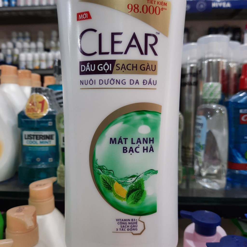 Dầu gội Clear sạch gàu, nuôi dưỡng da đầu 880g