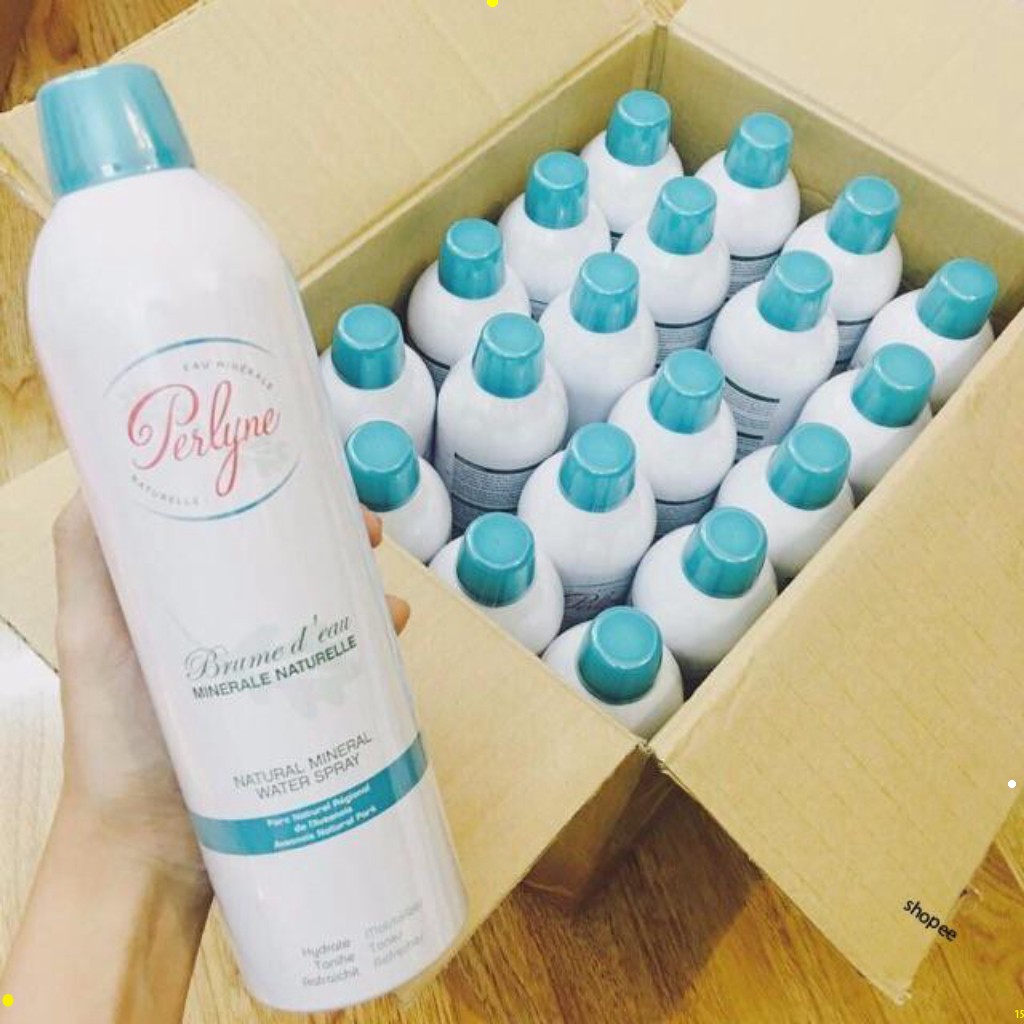 Xịt khoáng nền giữ lớp trang điểm khóa phấn, xịt dưỡng da giàu khoáng chất perlyne natural mineral water spray MEE | BigBuy360 - bigbuy360.vn