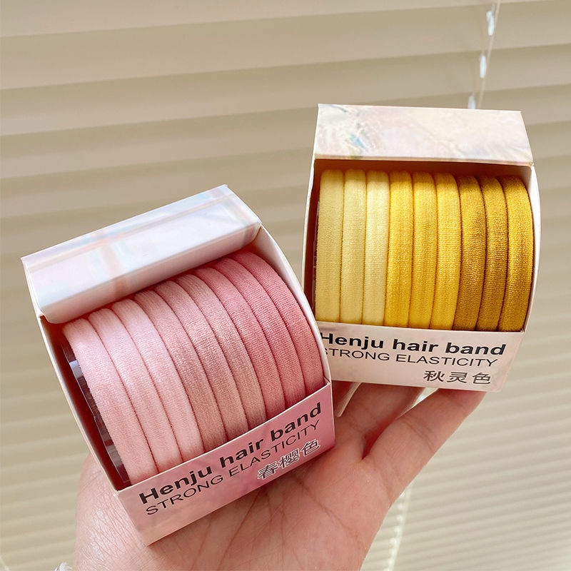Dây Buộc Tóc Cao Su Co Giãn Tốt Phong Cách Hàn Quốc 2022 Thời Trang Cho Nữ Ốp