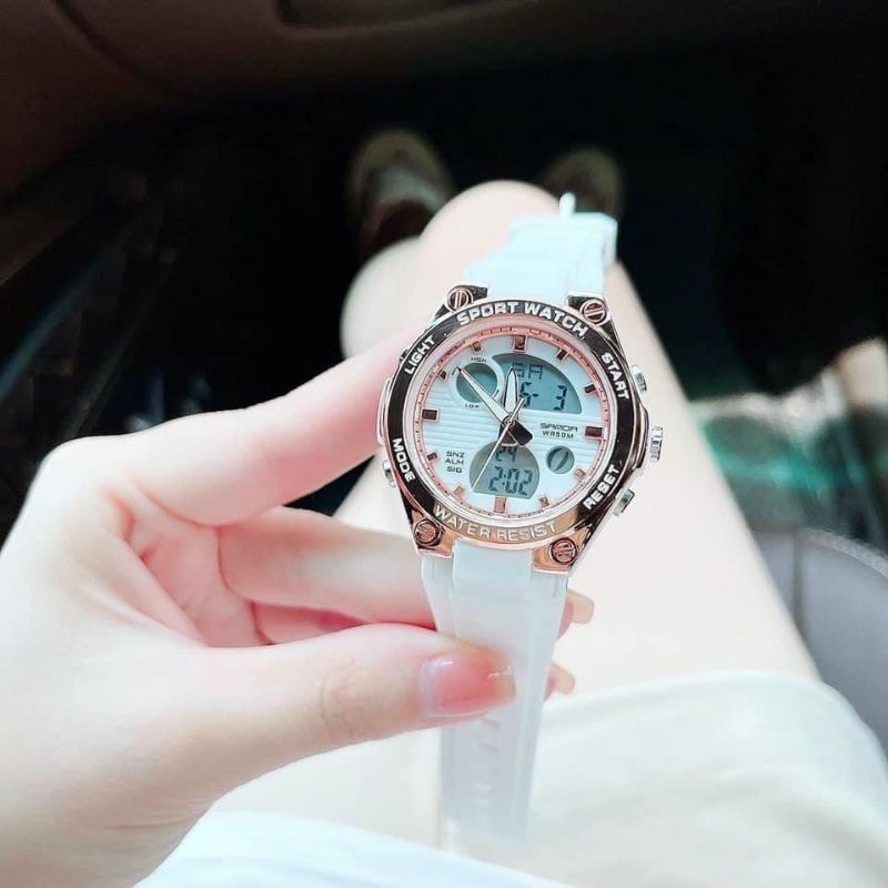 Đồng hồ thể thao nữ samda hàng chính hãng 100% chống nước tuyệt đối