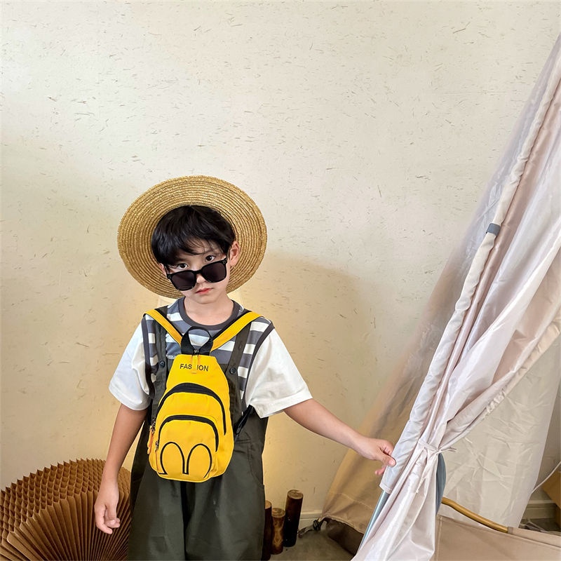 Ba Lô Vải canvas Thời Trang Cá Tính Năng Động Cho Bé Trai