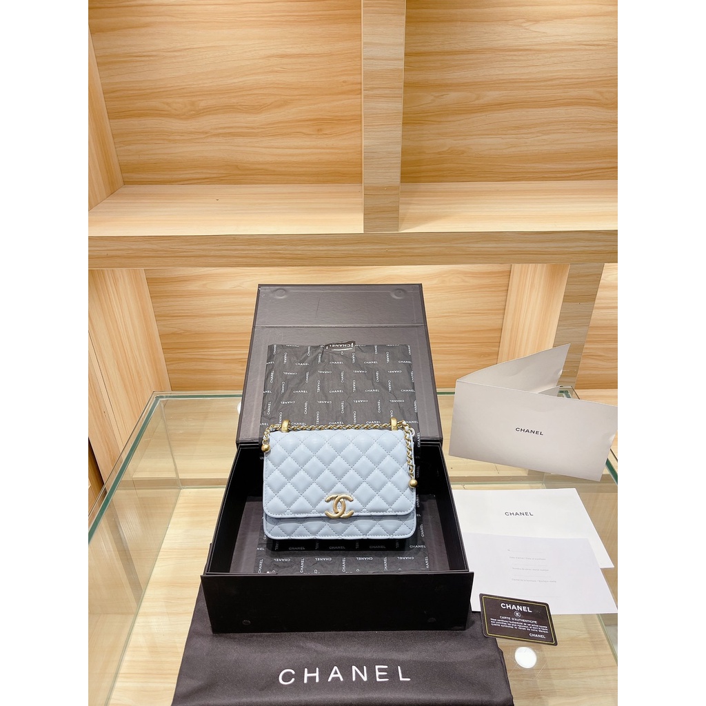 Túi Đeo Chéo Vai Có Khóa Kéo Họa Tiết Logo Chanel Thời Trang Cho Nữ