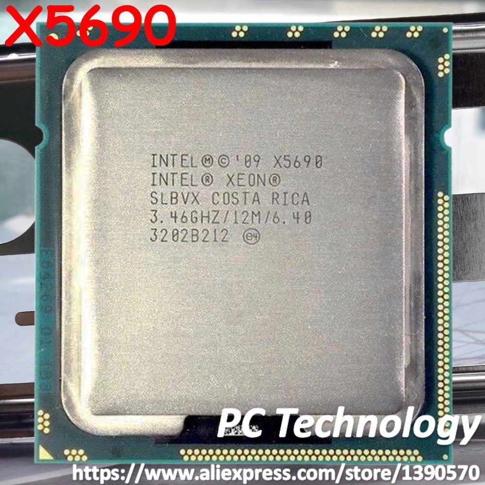 cpu x5690 / x5680 / x5687 socket 1366 / tặng keo tản nhiệt