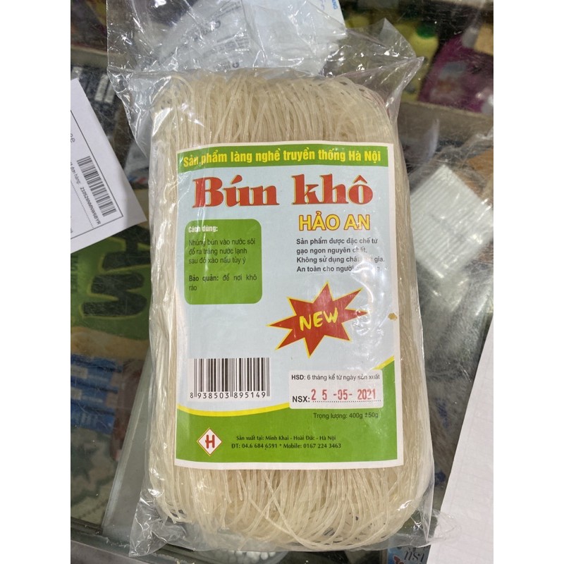 Bún Khô Hà Nội Hảo An Bịch 500g+-10g