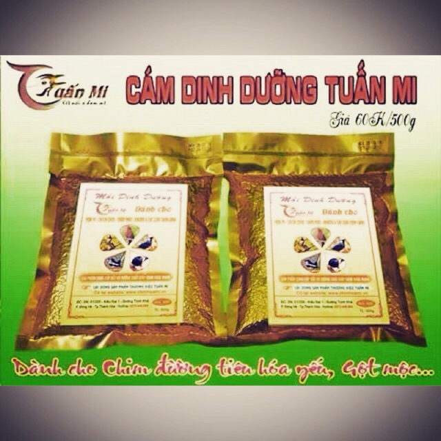 Cám dinh dưỡng Tuấn Mi - 500gr