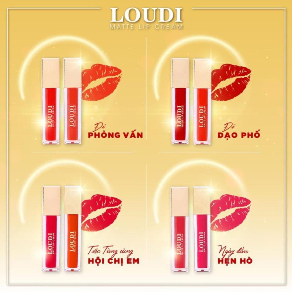Son kem lì Loudi Matte Lipcream nhiều màu 5g chính hãng_CoCoDDe.Perfumer29